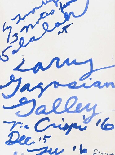 Three Notes from Salalah by Cy Twombly, Print for Sale on Singulart