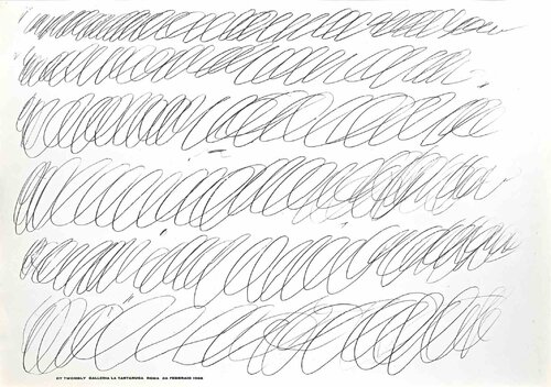 Cy Twombly - Exhibition Galleria La Tartaruga 1968 by Cy Twombly, Print for Sale on Singulart