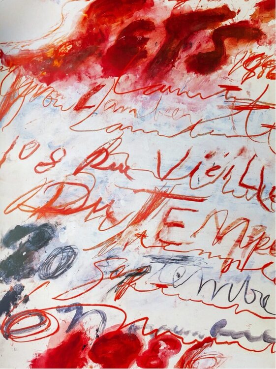 Sets (Poster) Cy Twombly