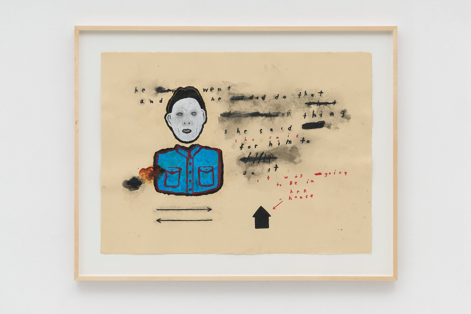 He Went and He Did Do That Thing David Lynch Werk auf Papier zu verkaufen