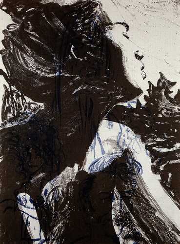 Theme for an Aztec Moralist van David Salle, Afdruk te koop op Singulart