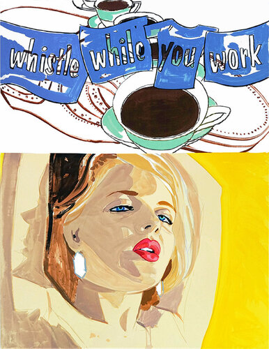 Syrie, Yellow van David Salle, Afdruk te koop op Singulart