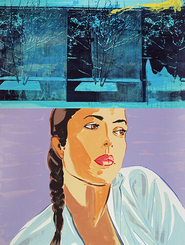 Hannah, Violet van David Salle, Afdruk te koop op Singulart