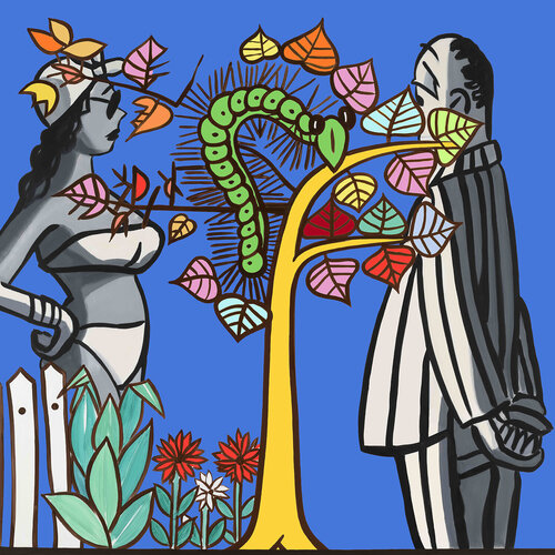 OverUnder (Blue) van David Salle, Afdruk te koop op Singulart