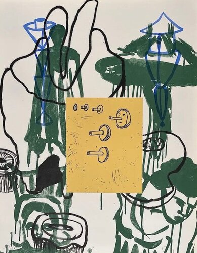 Liveley Iris V van David Salle, Afdruk te koop op Singulart