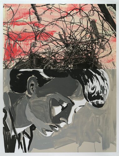 Hannah, Gray van David Salle, Afdruk te koop op Singulart