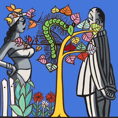 Over Under (Blue) van David Salle, Afdruk te koop op Singulart