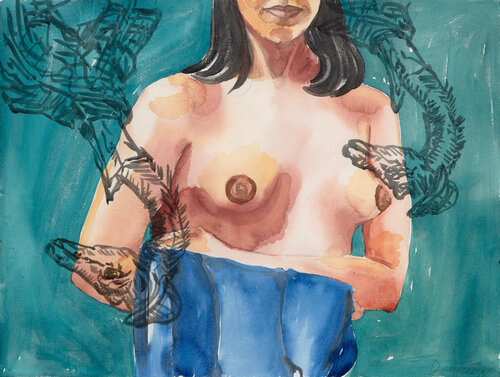Untitled van David Salle, Werk op papier te koop op Singulart