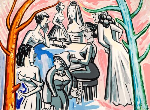 Don't Tell Her van David Salle, Afdruk te koop op Singulart