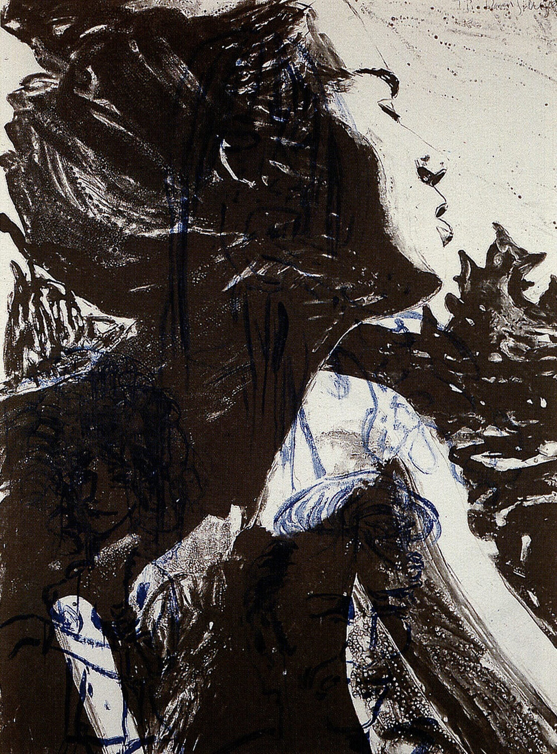 Theme for an Aztec Moralist David Salle Stampa in vendita