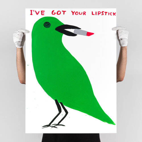 I've Got Your Lipstick di David Shrigley, Stampa in vendita su Singulart