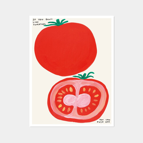 5 x Vegetable Series, A complete set of five offset lithographs in colors di David Shrigley, Stampa in vendita su Singulart