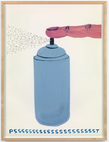 Untitled (SHRIG3063) di David Shrigley, Pittura in vendita su Singulart