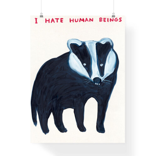 I Hate Human Beings di David Shrigley, Stampa in vendita su Singulart
