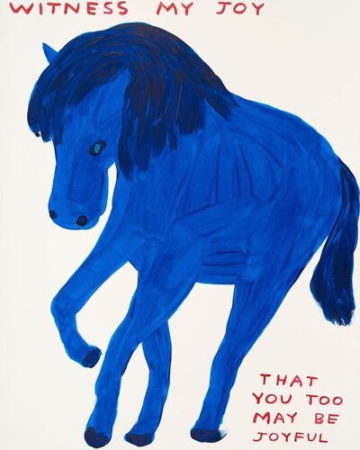 Untitled (Witness my joy) di David Shrigley, Stampa in vendita su Singulart