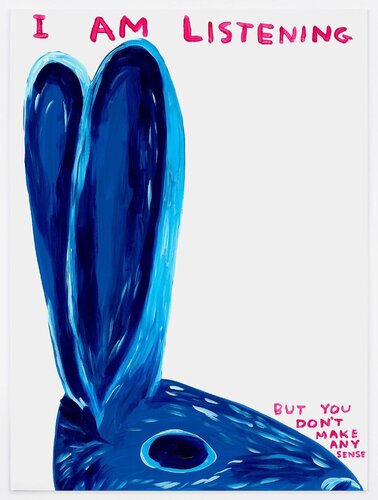 I Am Listening di David Shrigley, Stampa in vendita su Singulart