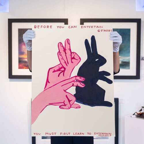 Before You Can Entertain Others di David Shrigley, Stampa in vendita su Singulart