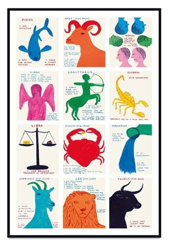 SIGNS OF THE ZODIAC di David Shrigley, Stampa in vendita su Singulart