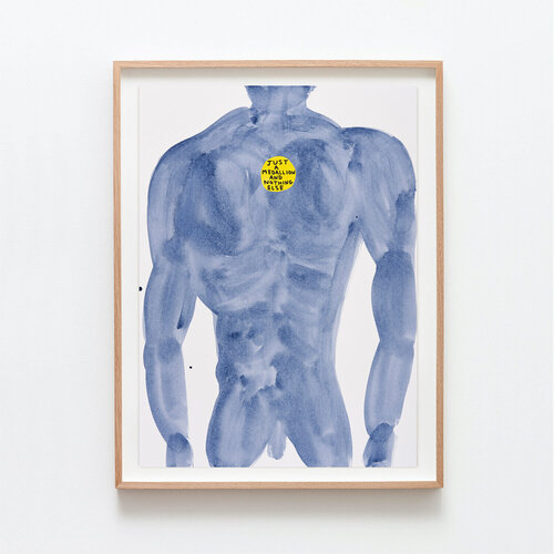 Untitled (Just a medallion) di David Shrigley, Opera su carta in vendita su Singulart