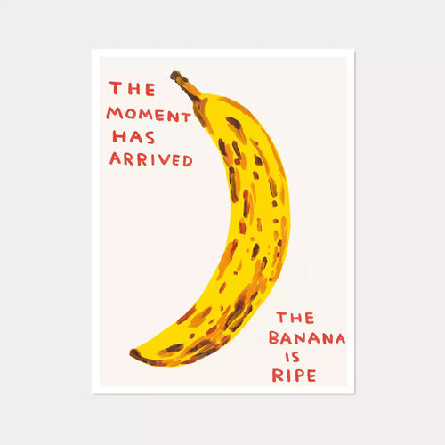 THE MOMENT HAS ARRIVED di David Shrigley, Stampa in vendita su Singulart