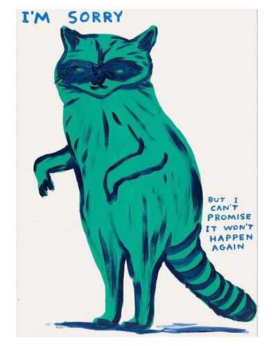 I'm Sorry I Can't Promise It Won't Happen Again di David Shrigley, Stampa in vendita su Singulart