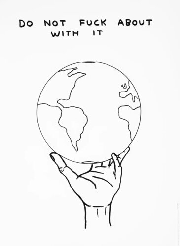 DO NOT FUCK ABOUT WITH IT di David Shrigley, Stampa in vendita su Singulart