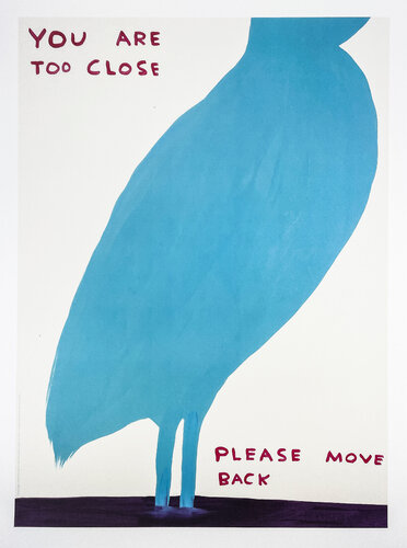 You Are Too Close di David Shrigley, Stampa in vendita su Singulart