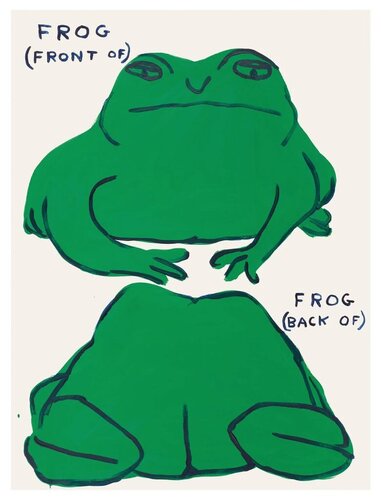 Frog (Front Of), Frog (Back Of) di David Shrigley, Stampa in vendita su Singulart