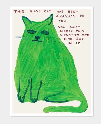 This Huge Cat di David Shrigley, Stampa in vendita su Singulart