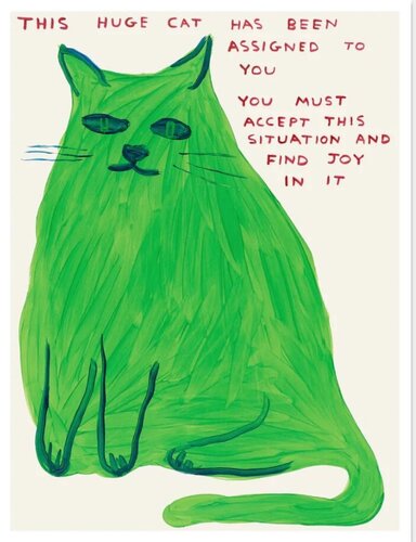 This Huge Cat di David Shrigley, Stampa in vendita su Singulart
