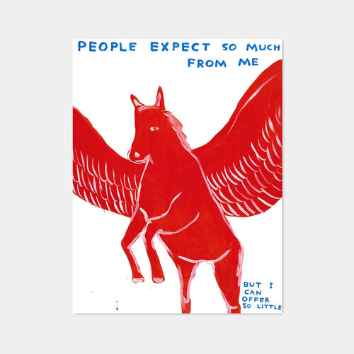 People Expect So Much From Me di David Shrigley, Stampa in vendita su Singulart