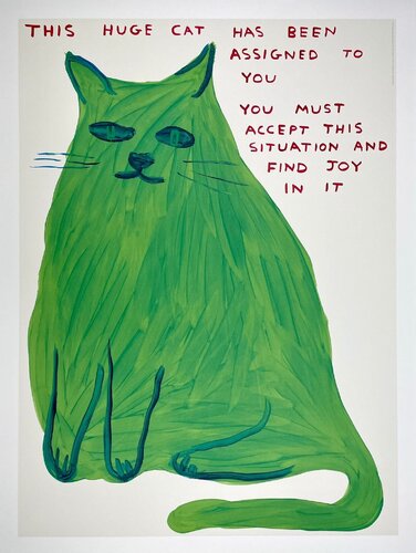 This Huge Cat di David Shrigley, Stampa in vendita su Singulart