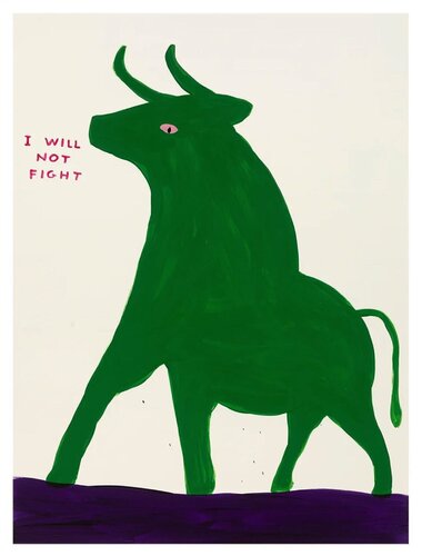 I Will Not Fight van David Shrigley, Afdruk te koop op Singulart