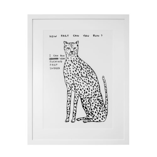 How Fast Can You Run? van David Shrigley, Afdruk te koop op Singulart