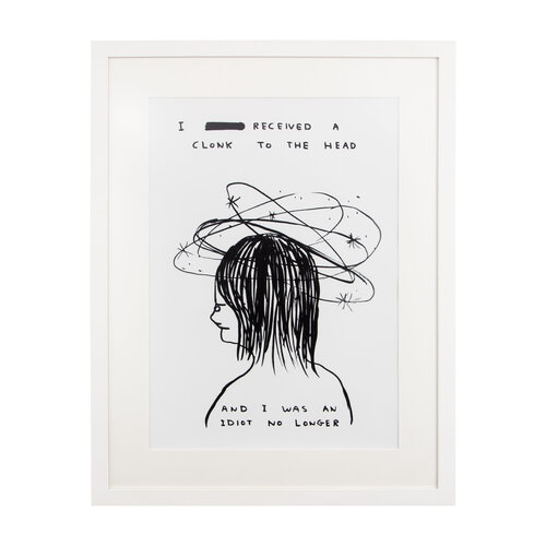 I Received A Clonk To The Head van David Shrigley, Afdruk te koop op Singulart