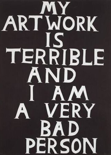 My Artwork Is Terrible par David Shrigley, Édition en vente sur Singulart