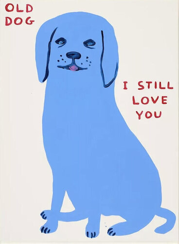 Old Dog par David Shrigley, Édition en vente sur Singulart