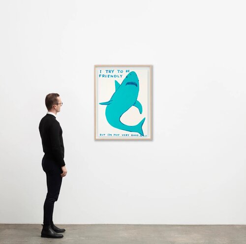 I try to be friendly par David Shrigley, Édition en vente sur Singulart