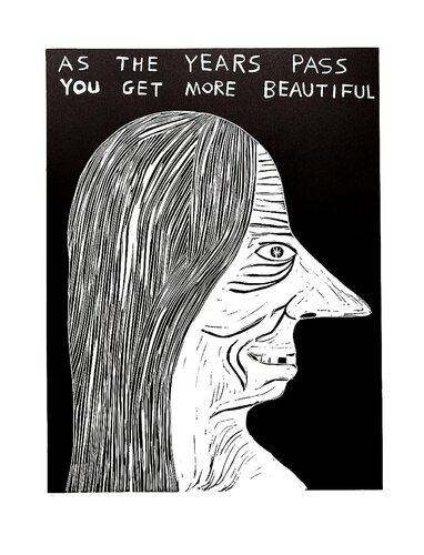 As The Years Pass You Get More Beautiful van David Shrigley, Afdruk te koop op Singulart