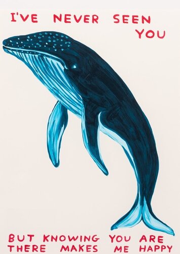 I've Never Seen You (Signed & Framed) van David Shrigley, Afdruk te koop op Singulart