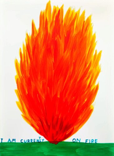 I Am Currently On Fire par David Shrigley, Édition en vente sur Singulart