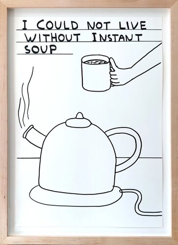 Instant Soup par David Shrigley, Œuvre sur papier en vente sur Singulart