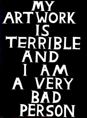 My Artwork Is Terrible par David Shrigley, Édition en vente sur Singulart