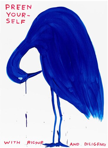 Preen Yourself di David Shrigley, Stampa in vendita su Singulart