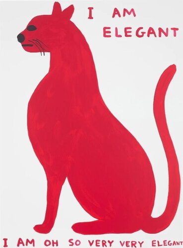 I Am Elegant, I Am Oh So Very Elegant di David Shrigley, Stampa in vendita su Singulart