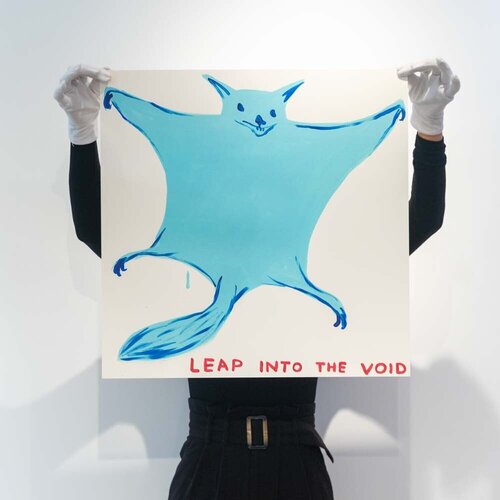 Leap Into The Void di David Shrigley, Stampa in vendita su Singulart