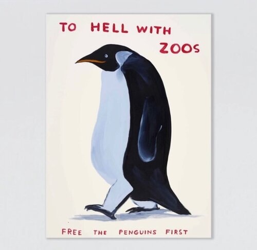 To Hell with Zoos par David Shrigley, Édition en vente sur Singulart