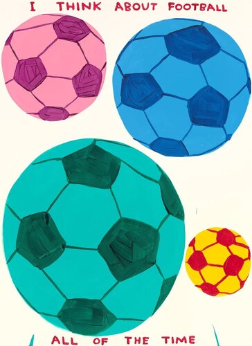I Think About Football All of the Time par David Shrigley, Édition en vente sur Singulart