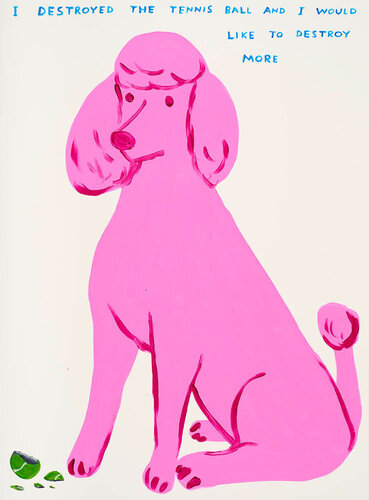 I Destroyed the Tennis Ball par David Shrigley, Édition en vente sur Singulart