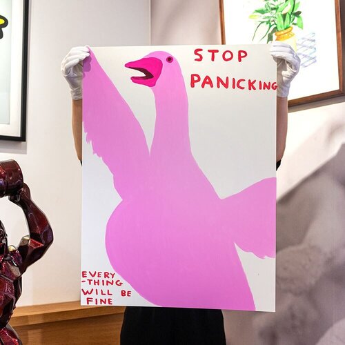 Stop Panicking di David Shrigley, Stampa in vendita su Singulart